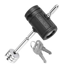 Adjustable Trailer Tongue Coupler Lock Fits 1 To 3 For Towing Boat Truck Rv