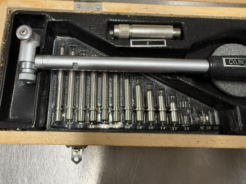 Central Tools Cylinder Bore Gauge Range 2”-6” 0.0005 D.G. Missing Some See Photo