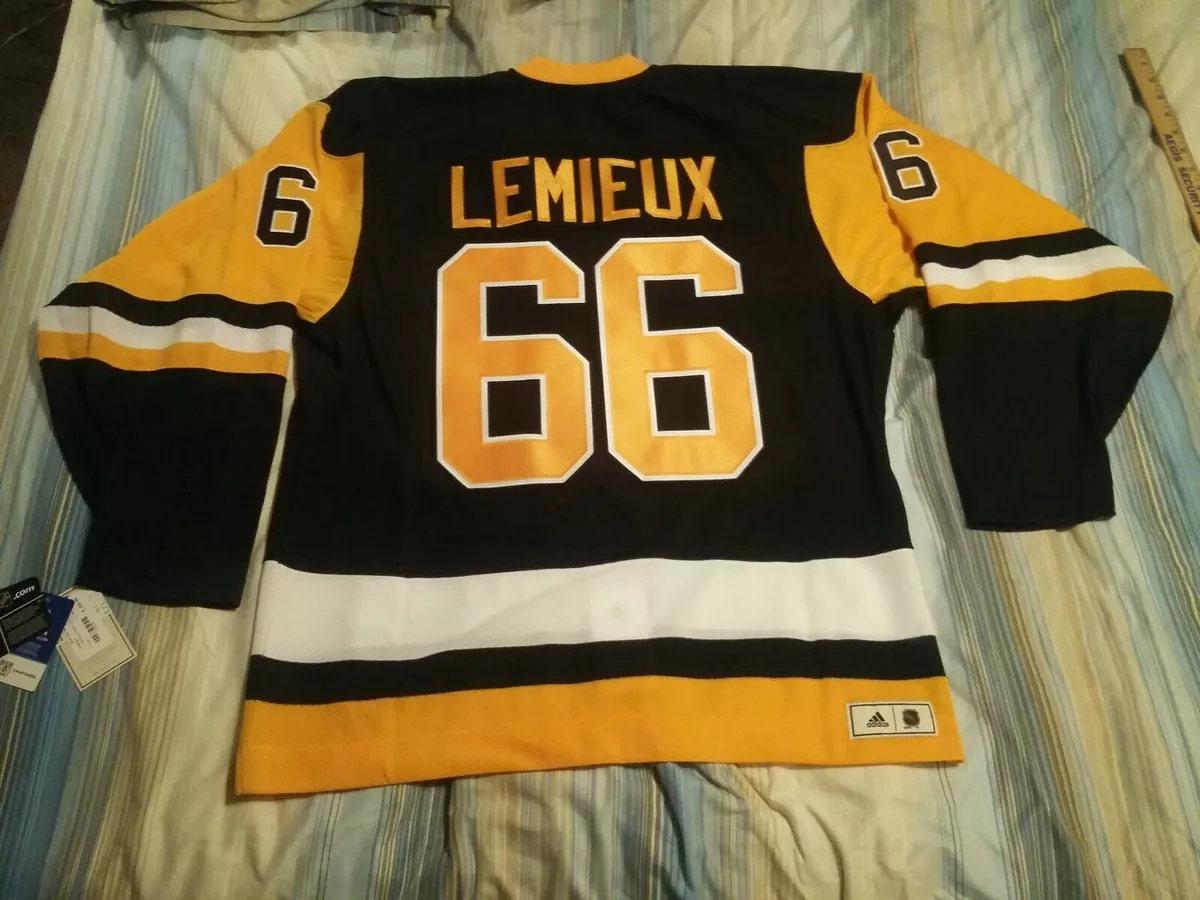 New Adidas Mario LEMIEUX #66 Heroes Of Hockey Jersey | SidelineSwap