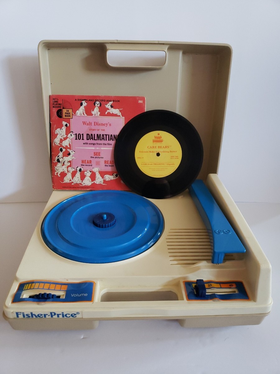 FISHER PRICE RECORD PLAYER MODEL 825 VINTAGE KIDS See