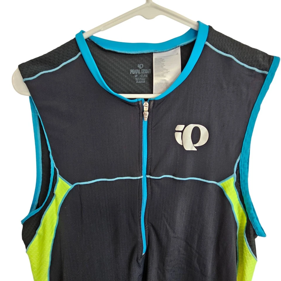 Велосипедная футболка Pearl Izumi Elite Jersey Pearl Izumi женская размер XL черная зеленая - Изображение 2 из 4