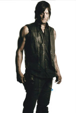 NORMAN REEDUS signed Autogramm 20x30cm THE WALKING DEAD in Person autograph COA