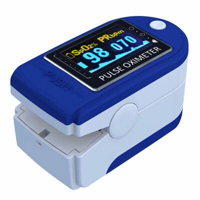 Pulsoximeter Fingerspitze SpO2 OLED Blutsauerstoffsättigung Messgerät Herzfrequenz UK