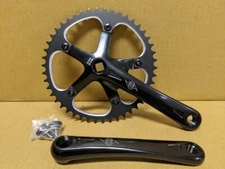 Origin8 SS Crankset 165mm 46t - 1/8" Black