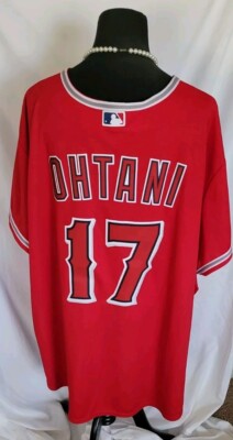 ANGELS OHTANI 17 ユニフォーム M ANGELS #17 Shohei Ohtani Red Jersey, Size 4X | eBay