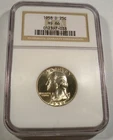 1958-D NGC MS66 WASHINGTON QUARTER 25c NICE VERY VERY LIGHT GOLD TINT MS 66