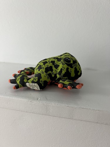 DART FROG Determined Productions 1992 Vintage Beanie Plush Toy Animal - Picture 4 of 11