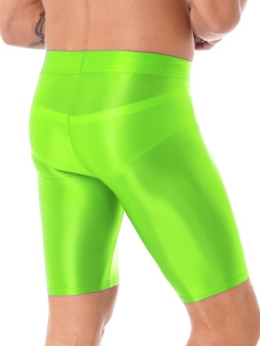Herren Glänzend Sports Shorts Leggings Laufhose Atmungsaktiv Kurzhose Badeshorts - Picture 72 of 115