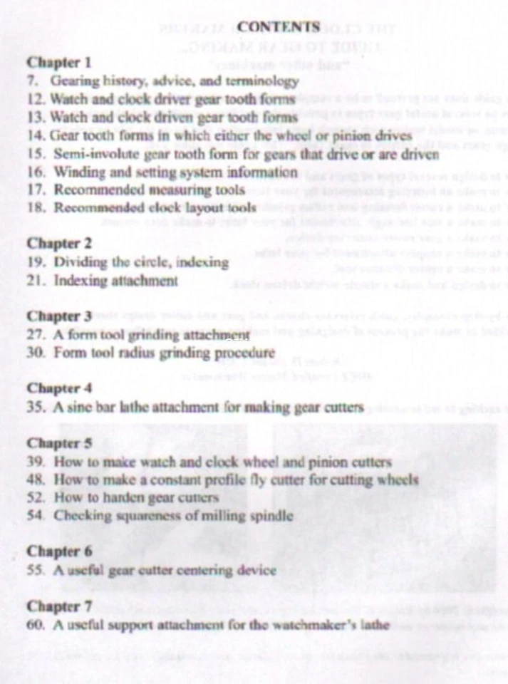 Clock & Watch Makers Guide to Gear Making including Radial Flank Angles & Sines - Image 2 of 4