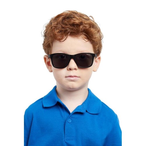 Polaroid Sunglasses PLD 8052/S 9HT 47-13-130 Child Black Ivory Lenses Gre - Picture 3 of 5