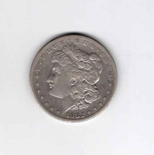 1882 S Morgan Silver Dollar Fine See Pics