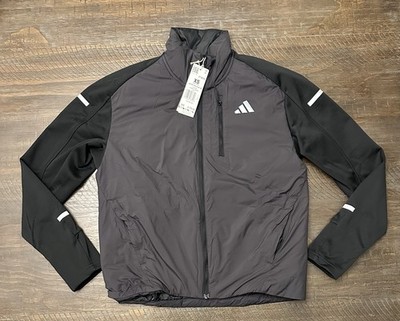 Adidas Women s ADI365 RUNNING CLIMAWARM JACKET Sz. XS NEW JP3839 Black/D. Gray
