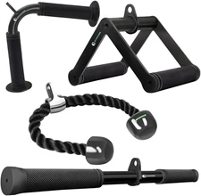 Cable Machine Attachment Set LAT Pulldown Attachments Weight Machine Accessories