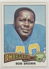 1975 Topps Blank Back Booker Brown Bob Brown #448 0gx4
