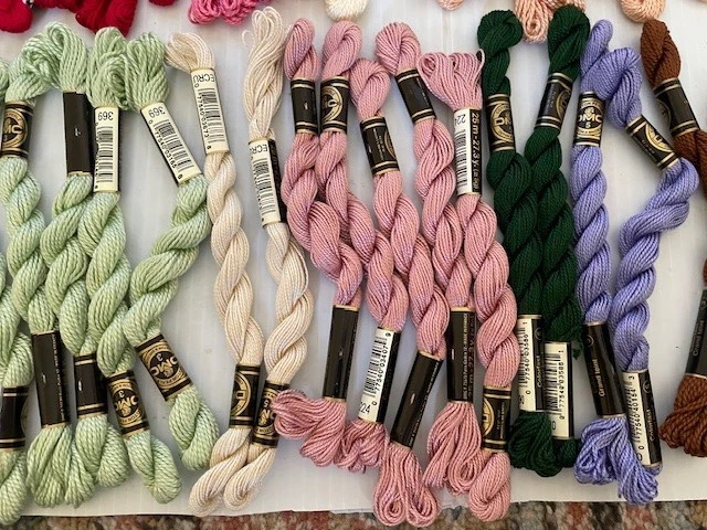 60 DMC Perle Embroidery Sz 5 Pearl Cotton Thread Solids Skeins New - Image 3 of 4