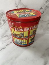 Nabisco Vintage Round  1991 Barnum's Animal Crackers Tin