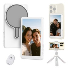 Selfie Monitor Screen for iPhone/Android,Magnetic Phone Vlog Selfie Screen wi...