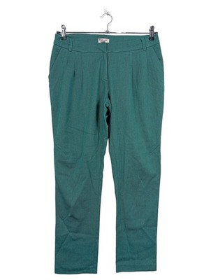 PENGUIN Stoffhose Damen Hose Gr. DE 40 türkis klassischer Stil
