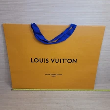 Louis Vuitton Gift Paper Shopping Bag XXL Large Size 23 x 17 x 10 - NEW w/ FLAWS