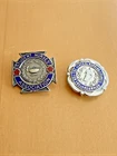 Vintage General Nursing Council Badge 1954 + Student Nurses Assoc. Badge  |29