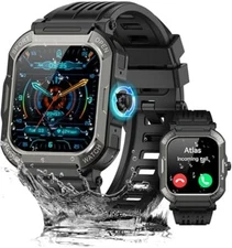 Military Smart Watches for Men (Answer/Make Calls),1.91'' Fitness Smart Watch