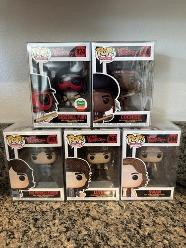 RARE MOVIES SET Funko Pop! The Warriors Movie Complete Set (5) W/protector