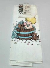 VINTAGE 1990  Precious Moments Bath Towel And Washcloth Set