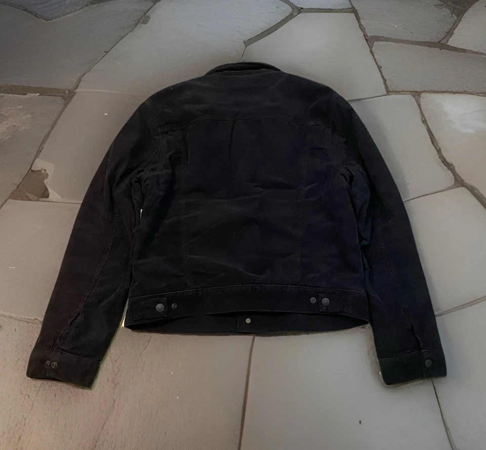 Polo Ralph Lauren Icon Fleece Sherpa Lined Corduroy Trucker Jacket Men’s M - Image 2 of 4