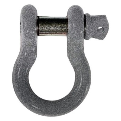 For Jeep Wrangler JK 18 Steinjager Gray Hammertone D-Ring Shackle w Screw in Pin