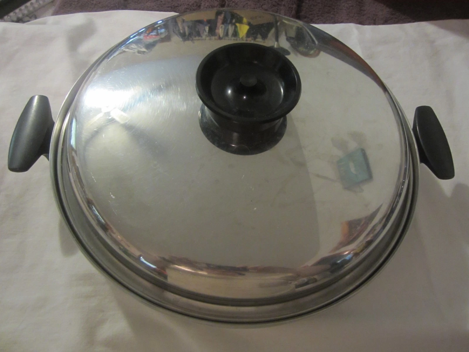 Chef's Ware Townecraft 3 qt Dutch Oven Pot Pan Stainless Steel w Lid & Steamer