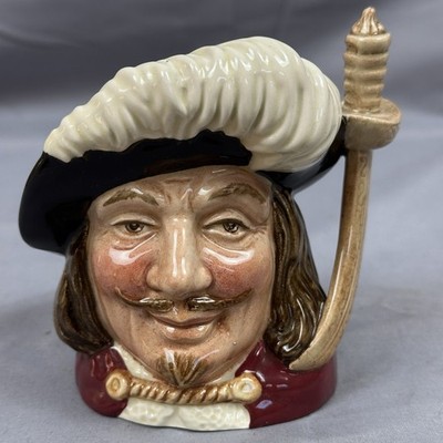 Royal Doulton Porthos Small Character Jug the Three Musketeers Copr. 1955 Mini