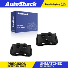 Front Brake Calipers Black for 2012-2020 Ford F-150 2015-2020 Ford Lobo
