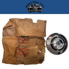 New Old Stock Hub Cap Silver Black Emblem For All 1955 Dodge Models 1559664