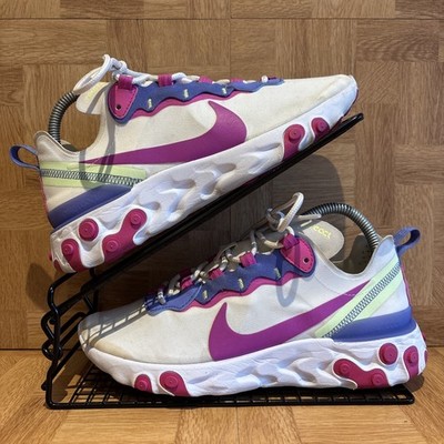 Nike React Element 55 mehrfarbige Turnschuhe BQ2728-104 UK-Größe 6