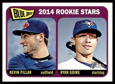 Kevin Pillar RC/Ryan Goins RC 2014 Topps Heritage #421 Toronto Blue Jays 27323