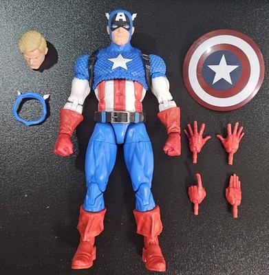 Marvel Legends Captain America 20th Anniversary Series Custom READ