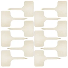 80 Pcs Wood Plant Stakes Garden Labels Outdoor Plant Identification Plates
