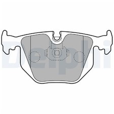 Satz Bremsbeläge Bremsklötze hinten für BMW 3-er E46 5-er E34 E39 7-er | 2408