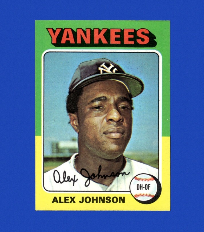 1975 Topps Mini Set-Break #534 Alex Johnson NM-MT OR BETTER *GMCARDS*
