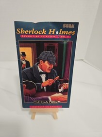 🎮 Sherlock Holmes: Consulting Detective Vol. II Sega CD CIB w/ Manual & Insert
