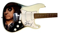 Alice Cooper Signed Autographed Custom Airbrushed Guitar ACOA