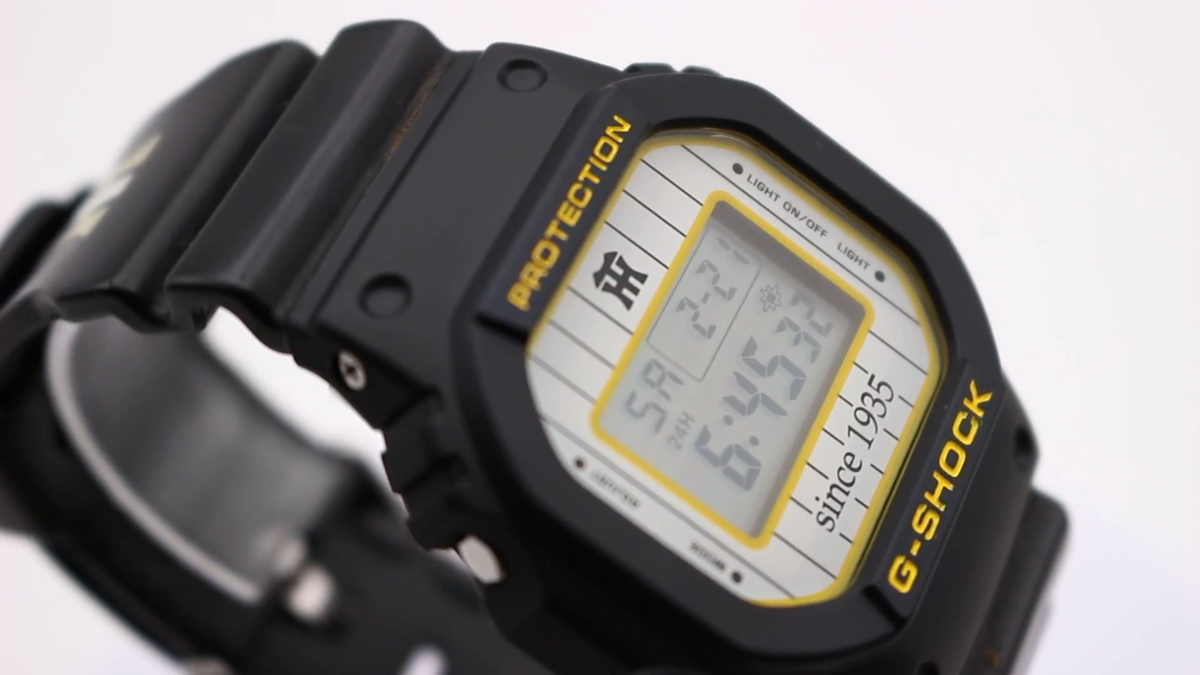 Rare CASIO G-SHOCK DW-5600VT Digital Hanshin Tigers 2005 Limited
