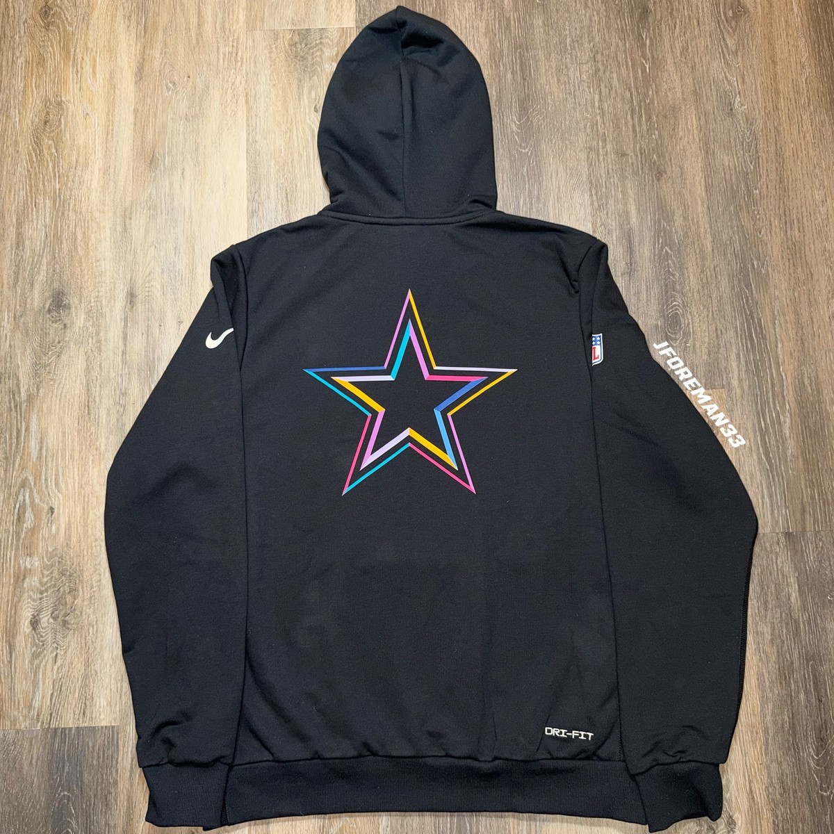 Dallas Cowboys Nike 2025 Crucial Catch Authentic Sideline Standard