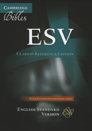 ESV Clarion Reference Edition ES486:XE Black Goatskin Leather