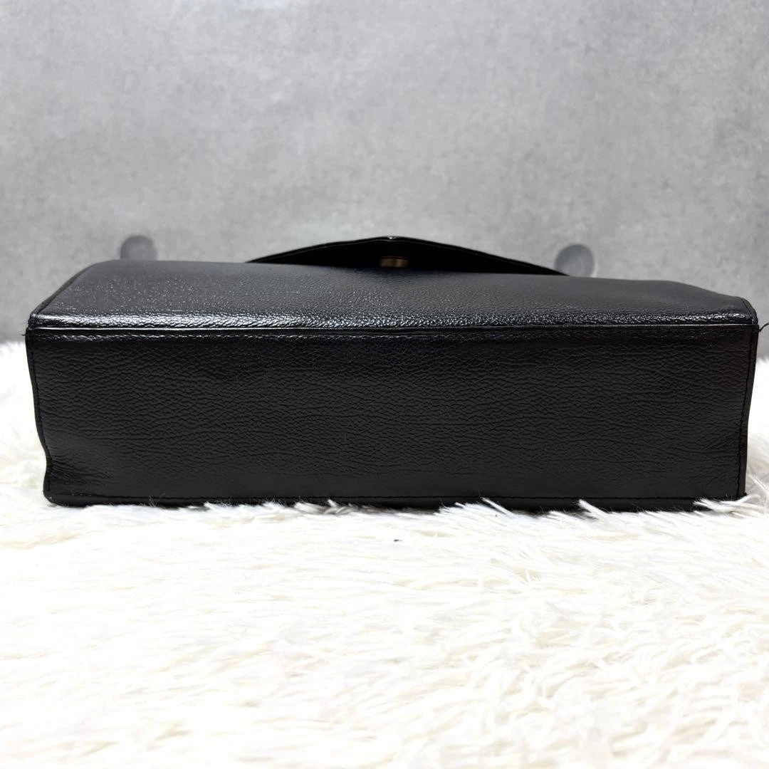 SAINT LAURENT (YSL) Borsa a mano Yves Saint Laurent logo Cassandra formale nera