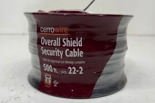 Cerrowire 500FT 22/2 Overall Shield Security Cable Gray *Dusty
