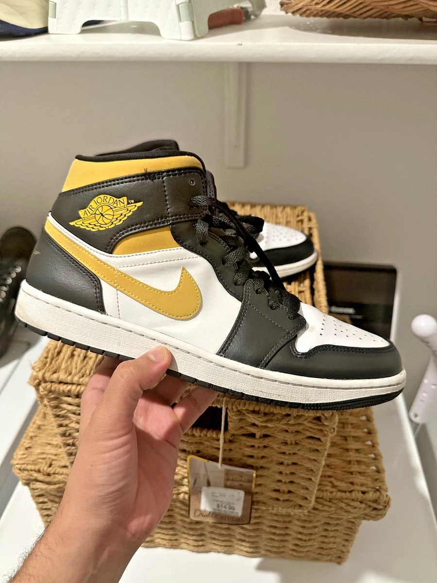 Jordan 1 Mid White University Gold for Sale | Authenticity