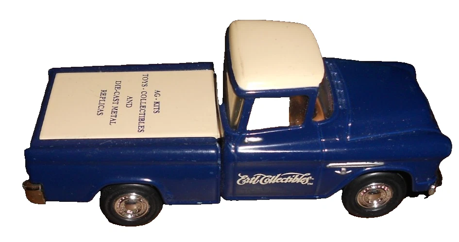 1/16 ERTL 1995 蓝色福特 F150 皮卡农场玩具卡车压铸金属收藏品 — 第 4/4 张图片