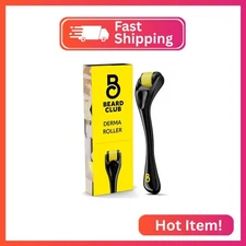 The Beard Club Derma Roller for Face, Body and Scalp - Microneedling for Men and