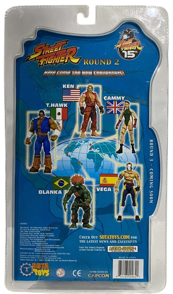 Street Fighter T. Hawk in White Costume Round 2 Action Figure SOTA